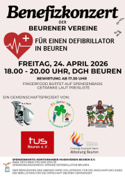 Benefizkonzert der Beurener Vereine